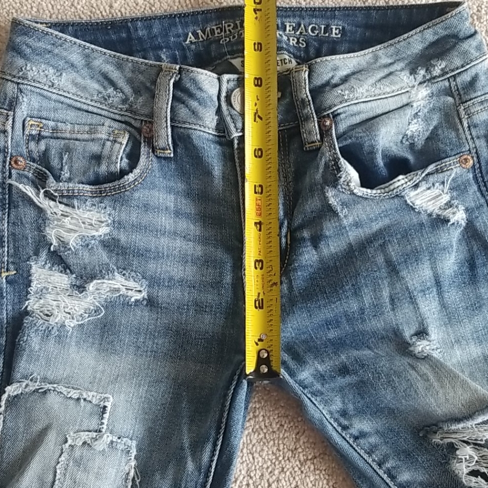NWOT AE destroyed super stretch - Picture 6 of 7